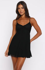 Forget About Him Mini Dress Black
