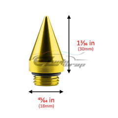 4pcs Spikes Replacement for Mi2KA Spiked Lug Nuts WN03 (Black / Blue / Gold / Green / Gunmetal Gray / Neo Chrome / Orange / Purple / Red / Silver)