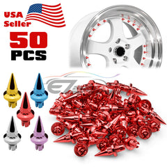 50pcs Spiked Wheel Rivets PC-WRL01 (Blue / Gold / Purple / Red / Silver)