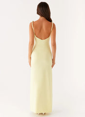 Anastasia Maxi Dress - Yellow
