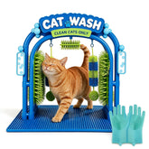 Cat Self-Grooming Arch – 360° Massage Brush & Interactive Play Station