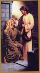 A Prayer for Leukemia U - LAMINATED HOLY CARDS- QUANTITY 25 PRAYER CARDS