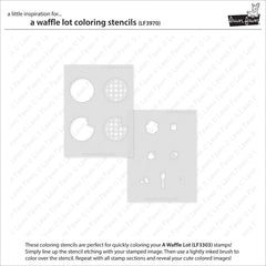 a waffle lot coloring stencils