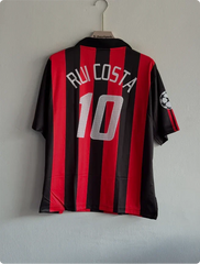 ACMILAN 2003-04 HOME KIT RUI COSTA FIVESLEEVE POLO