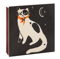 Archivist US Safety Matches - Black Spotted Kitten