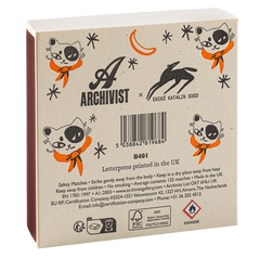 Archivist US Safety Matches - Black Spotted Kitten