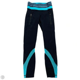 Athletic Capris By Lululemon In Black & Blue, Size: Xs