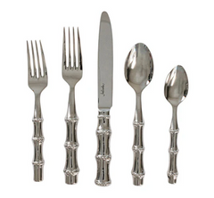 Bamboo 5-piece Polished Silverware
