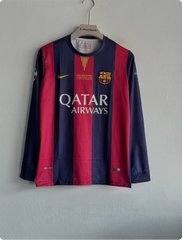 BARCELONA 2014-15 HOME KIT NEYMER FULLSLEEVE