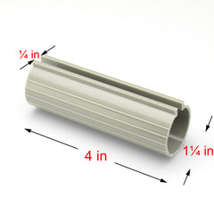Black 4'' Turbo Squeegee with Handle