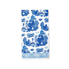 Blue Willow 3-Ply Paper Dinner Napkin / Guest Towel