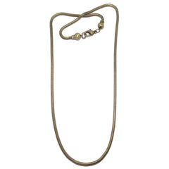 Removable End Antiqued Gold Brass Chain