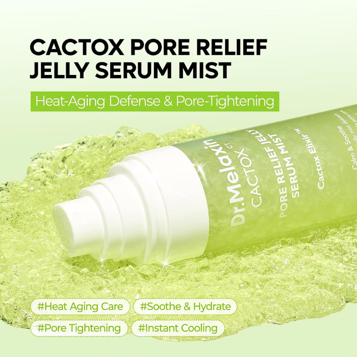 Dr. Melaxin Cactox Pore Relief Jelly Serum Mist Nudie Glow Australia