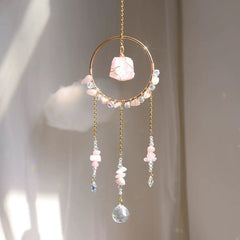 Circle Rough Stone Sun Catcher