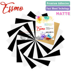 Discounted 20pcs Black & White Matte Heat Transfer Vinyl 12"x10" HTV Bundle