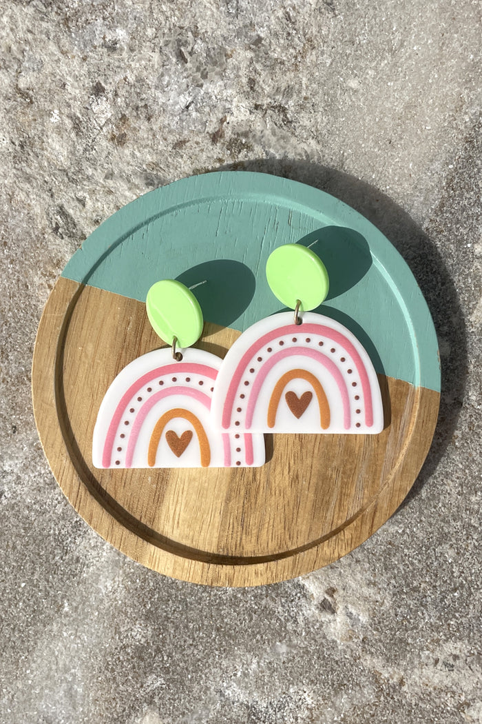 Doodle Rainbow Earrings