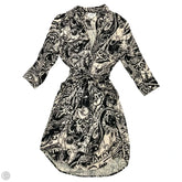 Dress Casual Midi By L Agence In Black & Tan, Size: Xs