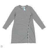 Dress Casual Midi By Loft In Black & White, Size: Mp