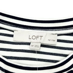 Dress Casual Midi By Loft In Black & White, Size: Mp