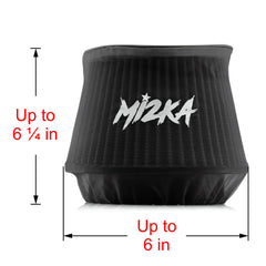 Engine Cold Air Intake Pre Filter Conical Cover (Black / Blue / Red)