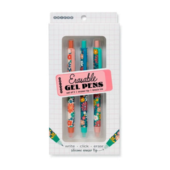 Erasable Set of 3 Pens - Bloom