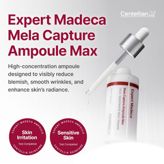 Centellian24 Expert Madeca Mela Capture Ampoule Max V2 Nudie Glow Australia