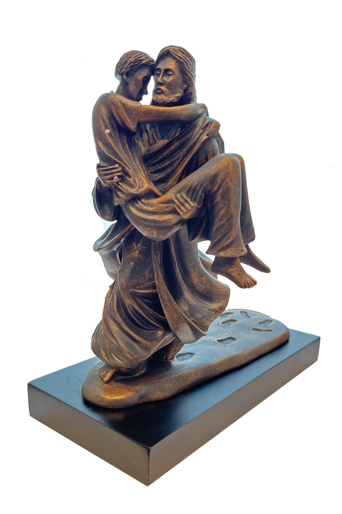 Footprints Statue