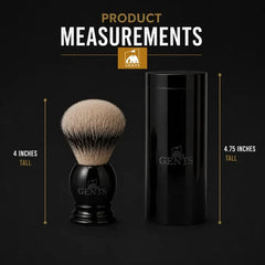 GBS Synthetic Travel Shaving Brush & Travel Tube Shaving & Grooming ARTISAN SHAVING PRODUCTS