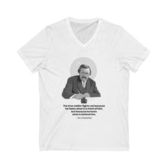 GK Chesterton Unisex V-Neck