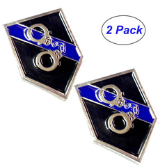 Handcuff Thin Blue Line Law Enforcement Lapel Pin