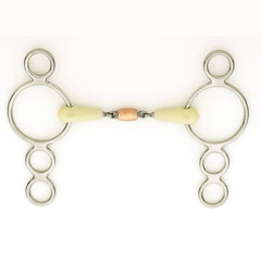 Happy Mouth® 3-Ring Pessoa™ Copper Roller Mouth Gag - Equiluxe Tack