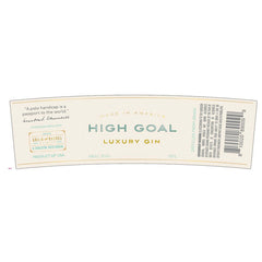 High Goal Luxury Gin