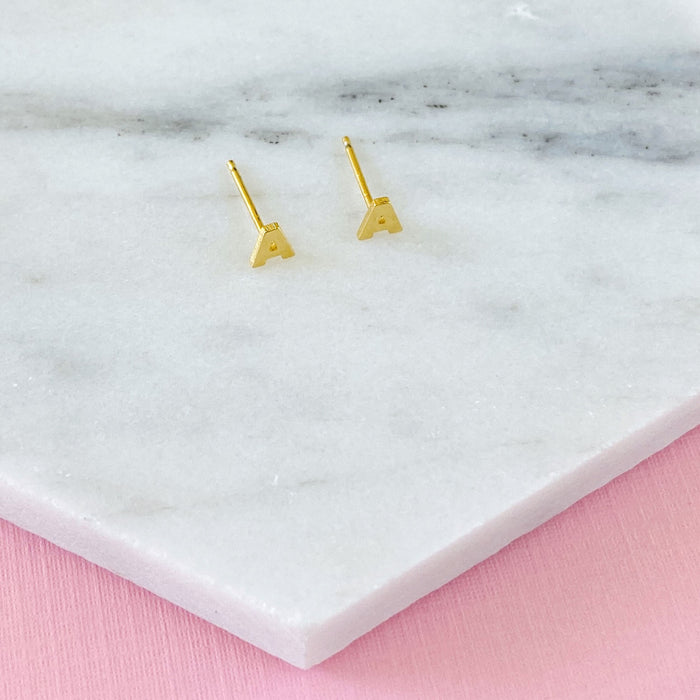 Initial Earrings