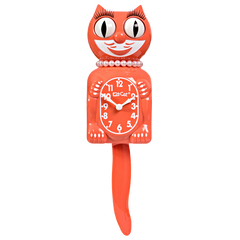 Kit-Cat Klock Living Coral Lady - Made in U.S - Time for a Clock