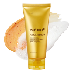 Medicube Kojic Acid Turmeric Vita Capsule Cleansing Foam Nudie Glow Australia