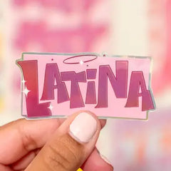 Latina Holographic Sticker
