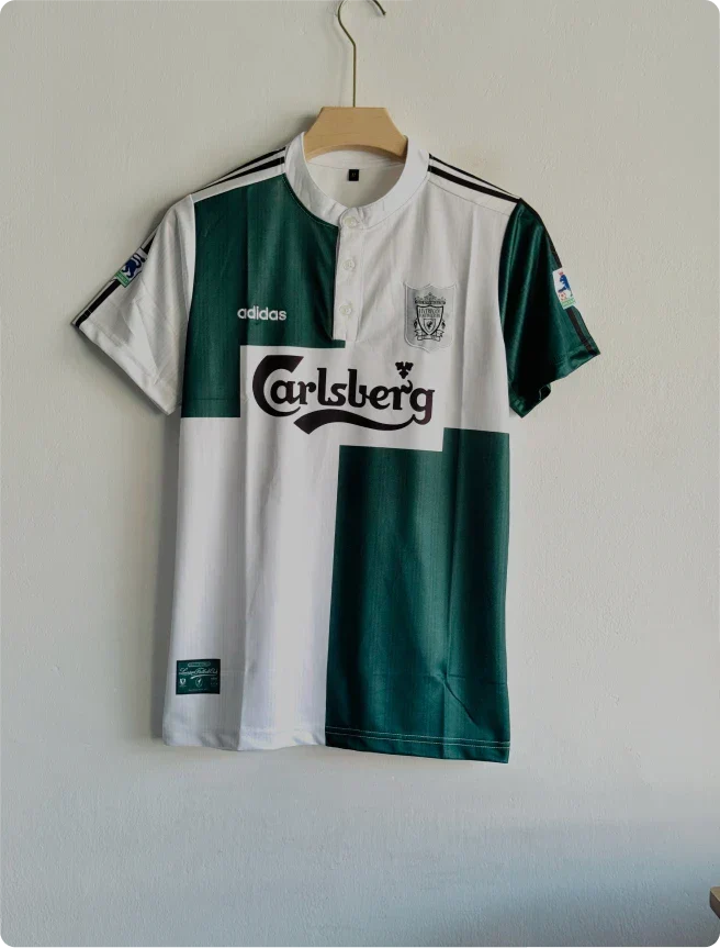 LIVERPOOL 1995-96 AWAY KIT FOWLER POLO PREMIUM