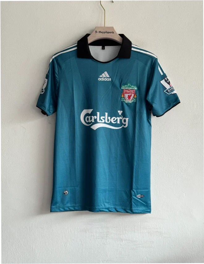 LIVERPOOL 2008-09 THIRD KIT TORRES POLO