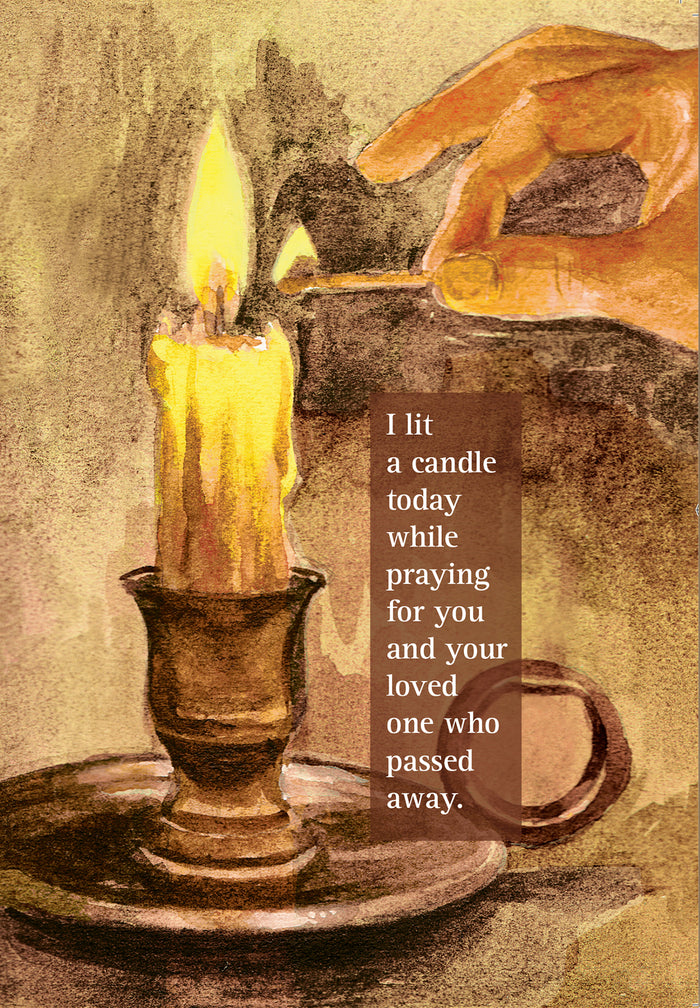 Memorial Candle Card