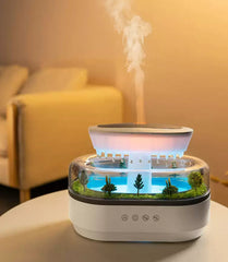 Miniature landscape essential oil diffuser