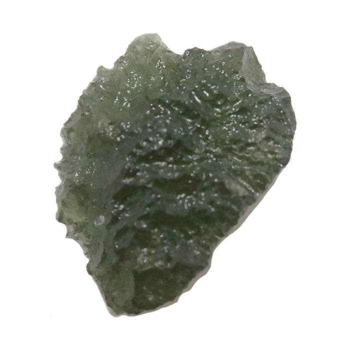 green moldavite specimen