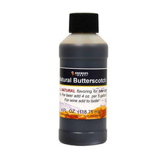 Natural Butterscotch Flavoring Extract - 4 oz.