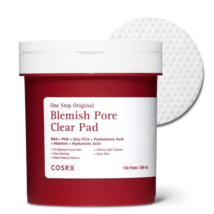 COSRX One Step Original Blemish Pore Clear Pad Nudie Glow Australia