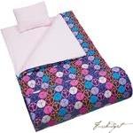Peace Signs Purple Sleeping Bag-Fussbudget.com