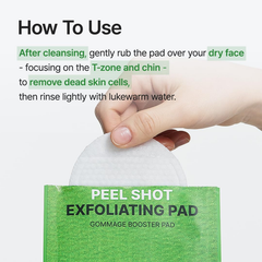 Purito Peel Shot Exfoliating Pad Nudie Glow Australia