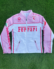 Pink Ferrari Formula Jacket parachute