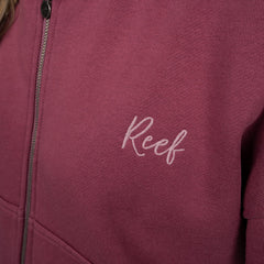Polerón Full Zipper Reef Women Red