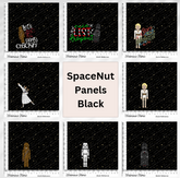 *Pre-Order* Space Nuts Panels - Black