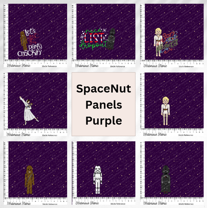 *Pre-Order* Space Nuts Panels - Purple