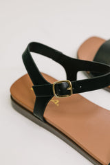 Riddle Ankle Strap Sandal in Black – alternate view 4